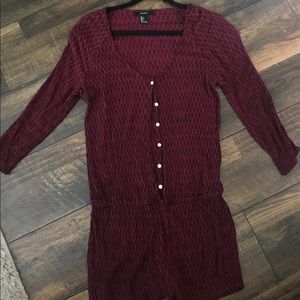 Forever 21 long sleeve Romper.